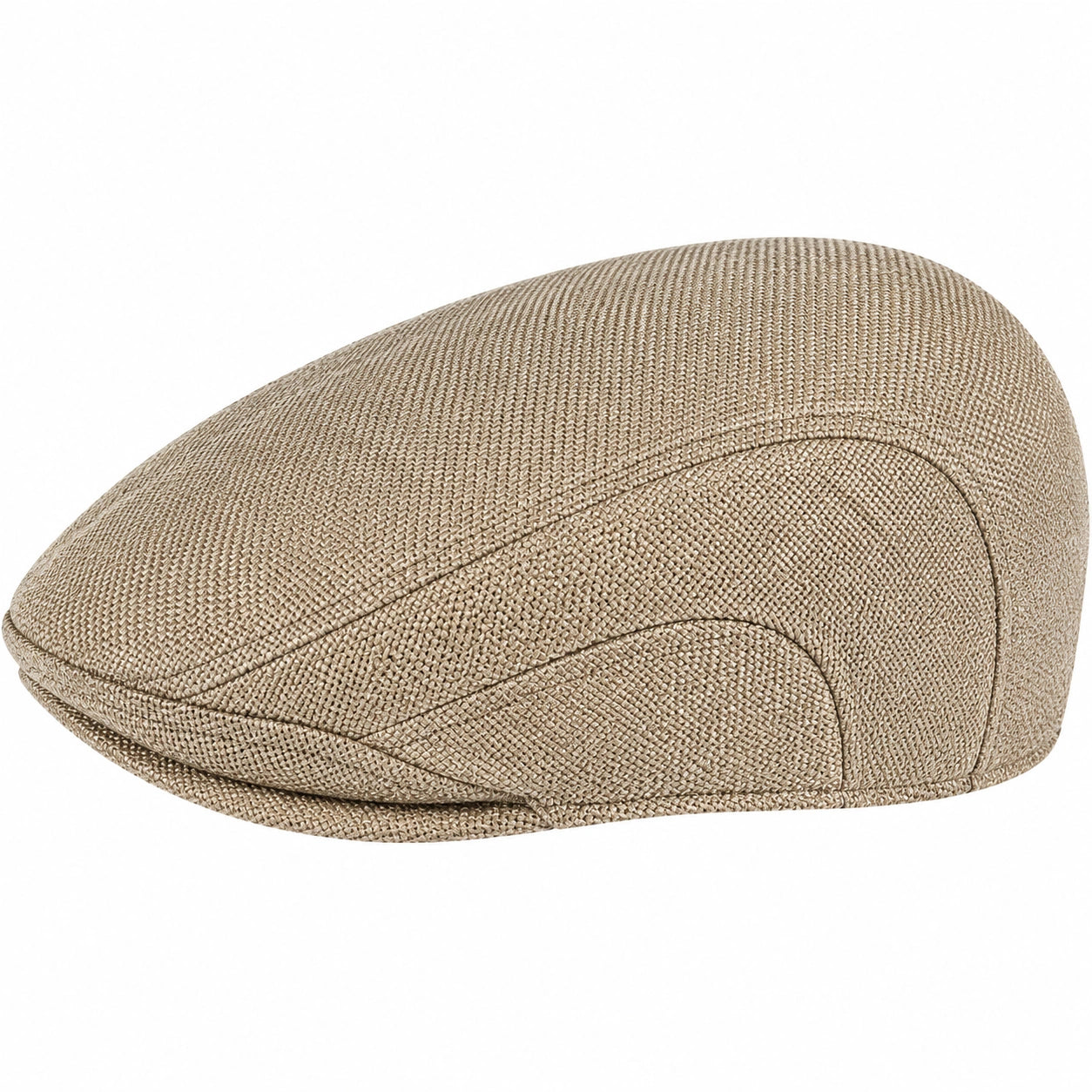 Schiebermütze Einheitsgröße aus Webstoff in Beige im klassischen Stil