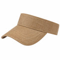 Sonnenvisier Einheitsgröße Beige Textil in Flechtoptik für Alltag